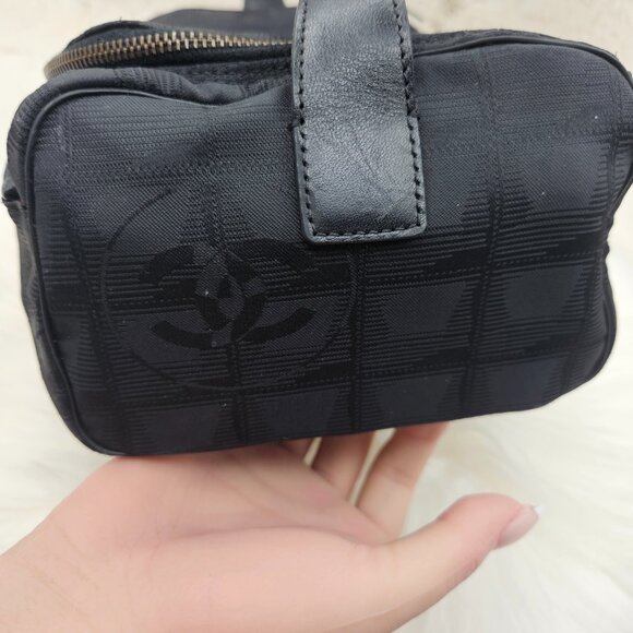 Chanel  Black Travel Line Pouch Bag - Picture 11 of 17